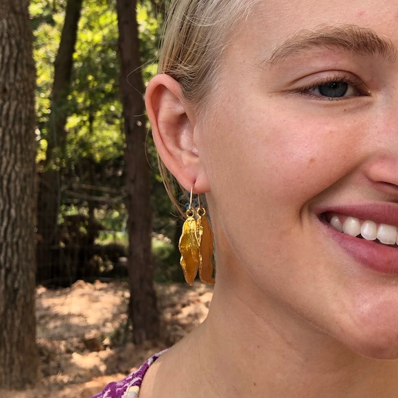 🐚🍃Texture Earrings!☀️ - Picture 7 of 11